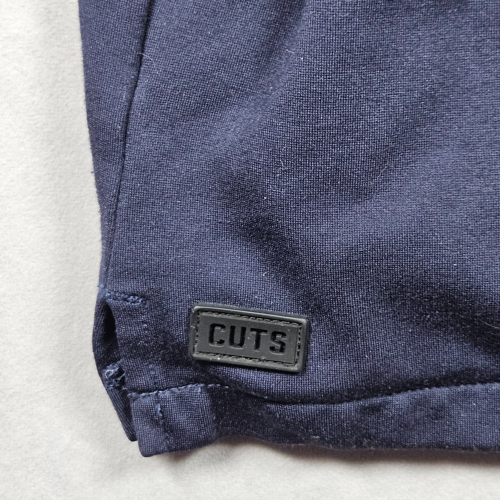 Cuts Clothing Sweatshirt Mens XL Navy Blue 1/4 Zip Athleisure Pockets‎ *FLAW - Picture 5 of 13